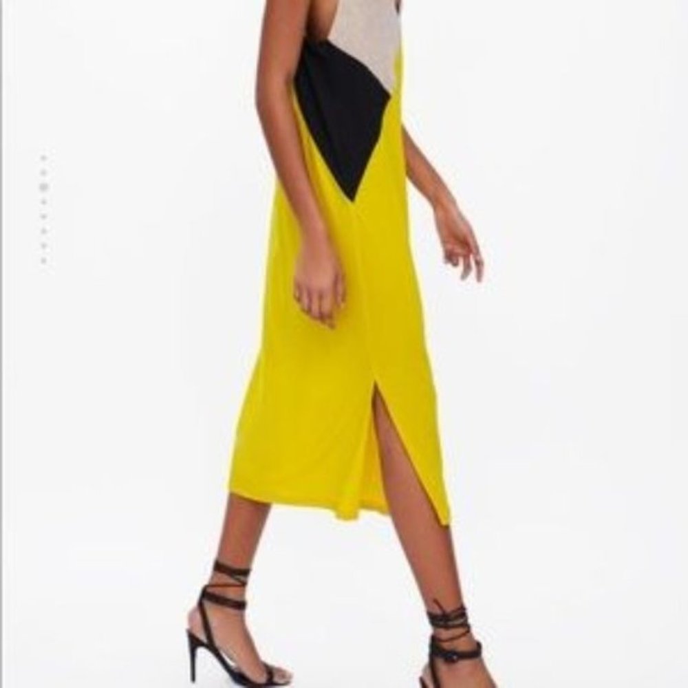 COPY - Yellow and Black dress